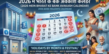2026 में बैंक छुट्टियां