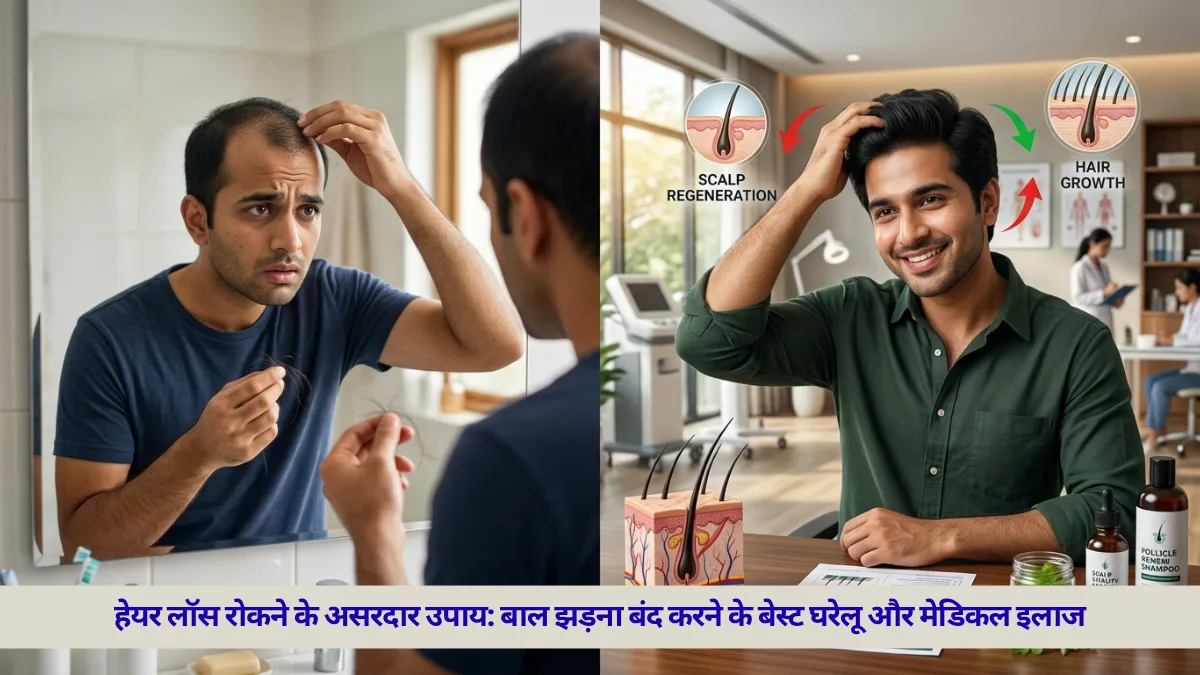 बाल झड़ने से हैं परेशान?