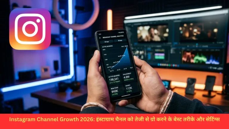 Instagram Channel Growth 2026: इंस्टाग्राम चैनल को तेजी से ग्रो करने के बेस्ट तरीके और सेटिंग्स