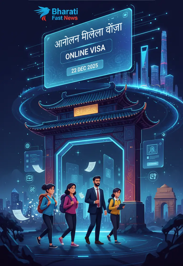 China Visa Update: भारतीय नागरिकों के लिए बदले नियम-Bharati Fast News