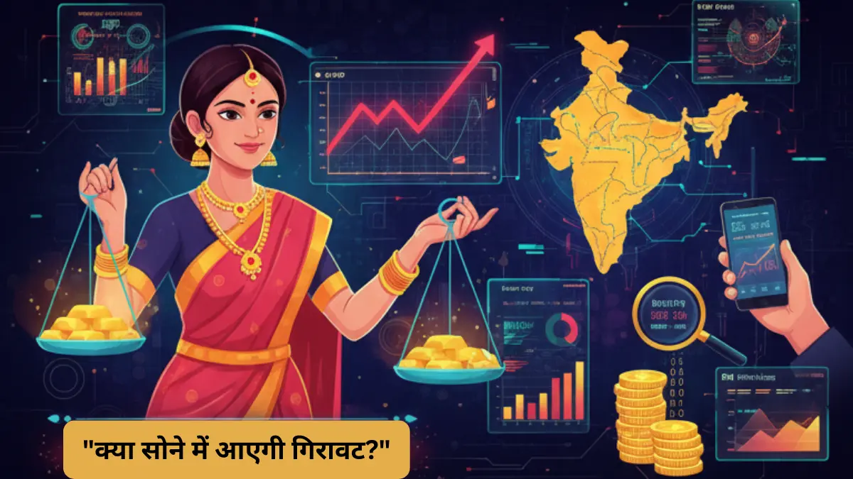 सोने के दाम में गिरावट-Bharati Fast News