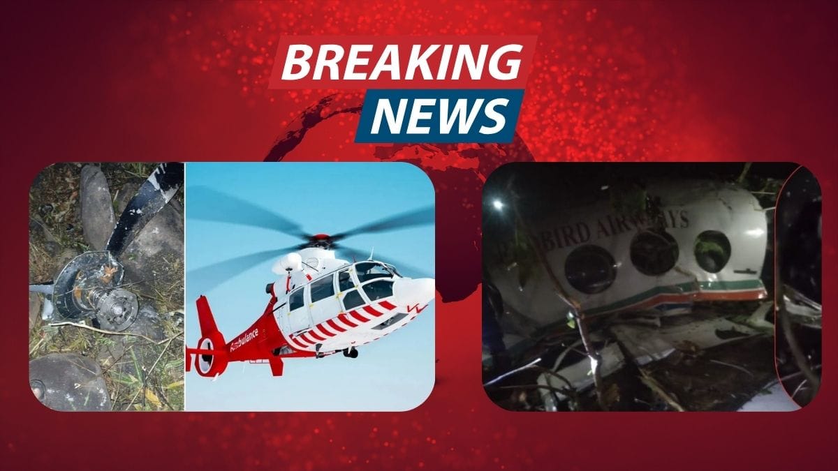 Air Ambulance Crash-Bharati Fast News