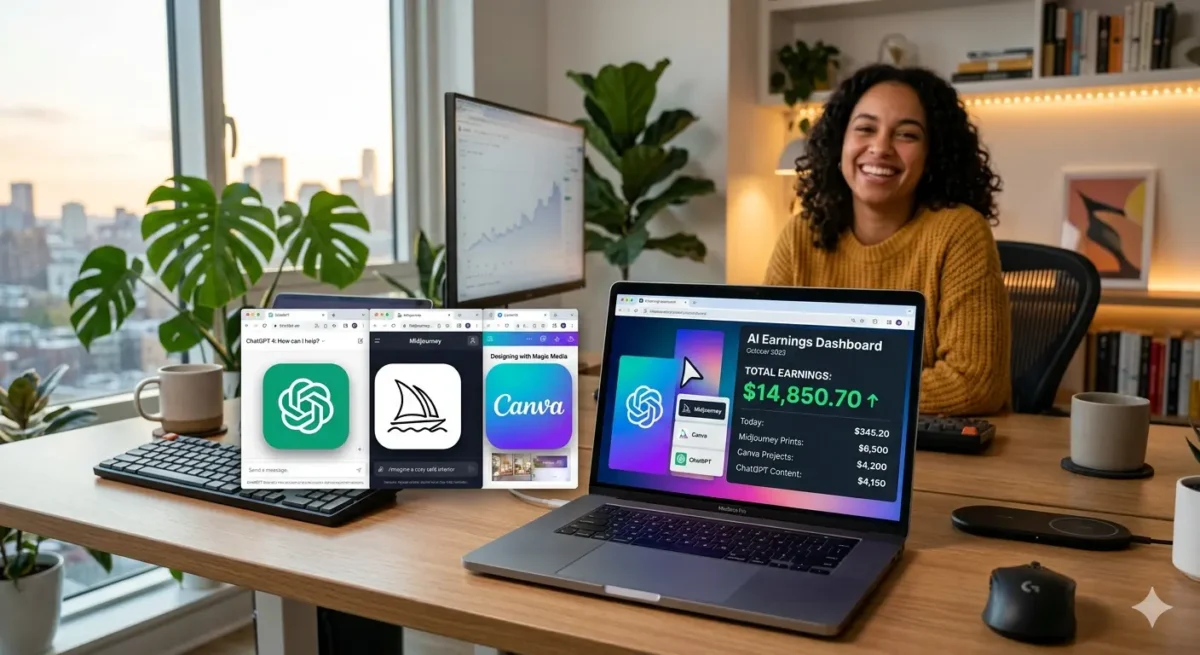 Make Money with AI Tools 2026 Digital Income Bharati Fast News