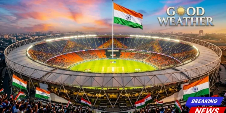 नरेंद्र मोदी स्टेडियम तैयार, जानें अहमदाबाद का मौसम कैसा रहेगा-Bharati Fast News
