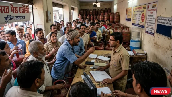 LPG Panic Buying-Bharati Fast News