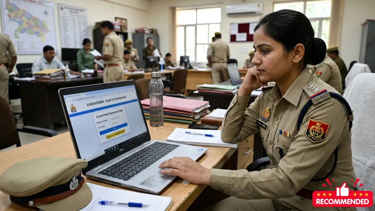UP Police SI Exam City Details जारी-Bharati Fast News
