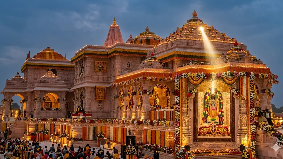 Ram Navami 2026 Ayodhya Ram Mandir Celebration Surya Tilak Lord Rama Birth