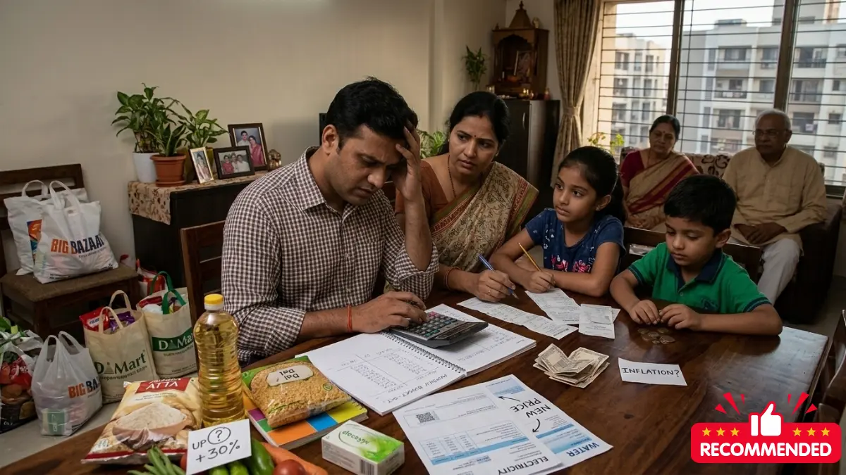 Average Monthly Expense for Family in India 2026- Bharati Fast News