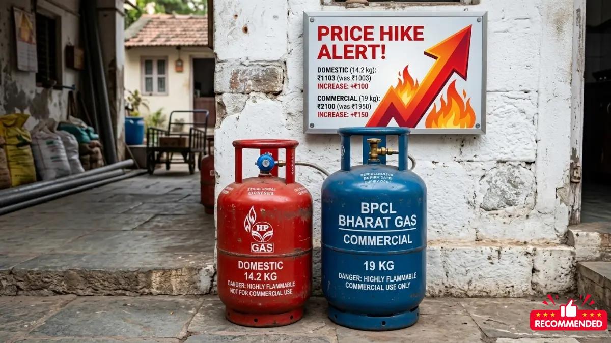 गैस सिलेंडर फिर महंगा!- Bharati Fast News