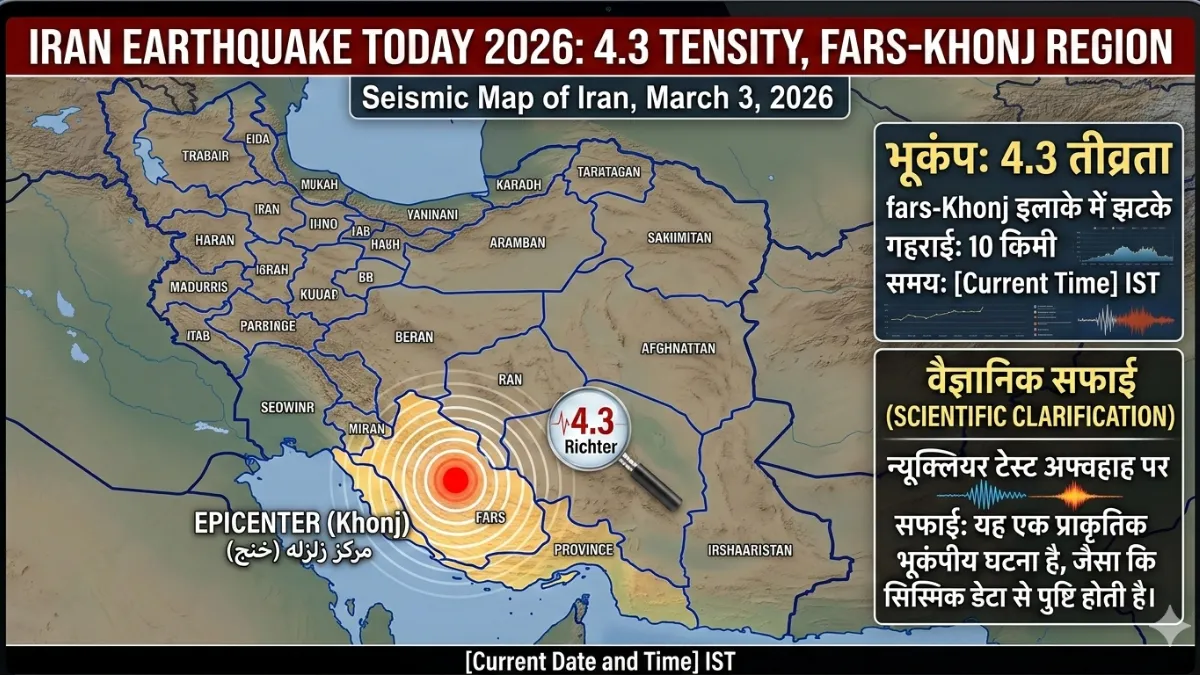 Iran Earthquake Today-Bharati Fast News