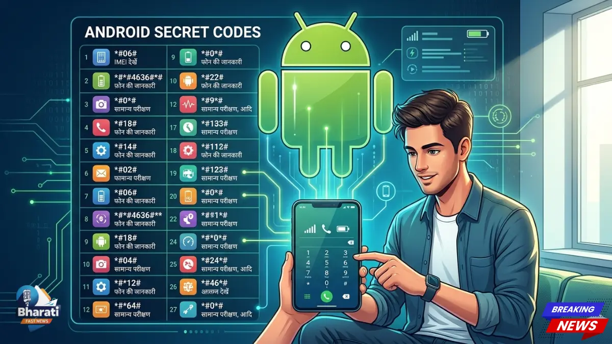 Android Secret Dialer Codes List 2026 Mobile Hidden Settings Bharati Fast News