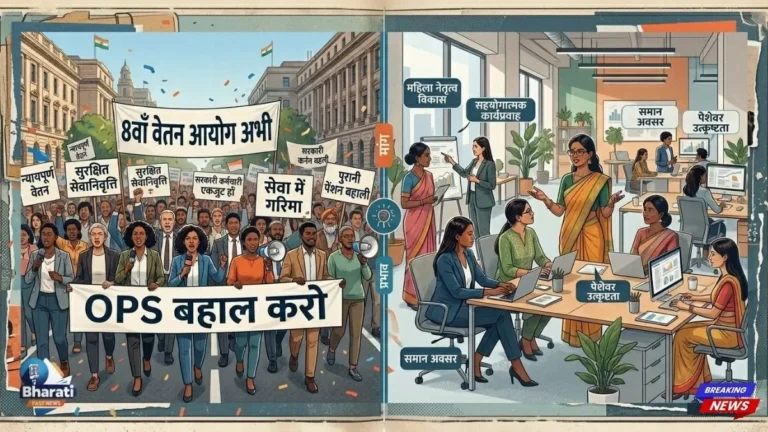 सरकारी कर्मचारियों की बड़ी मांग! 8वें वेतन आयोग में OPS और पेंशन पर जोर।