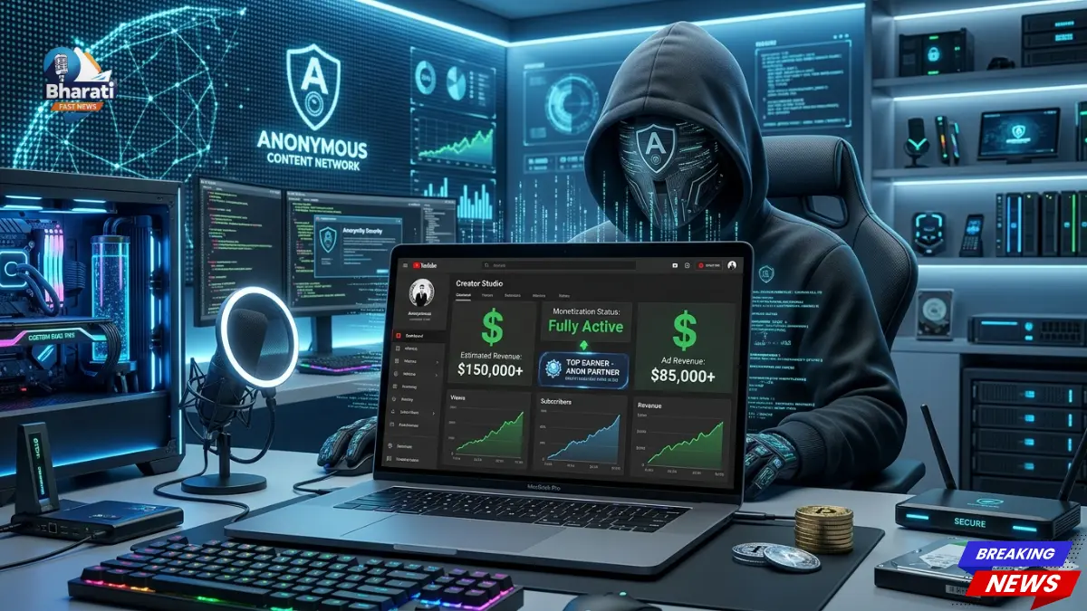 Faceless YouTube Channel Earning Proof 2026 Money Without Showing Face Bharati Fast News