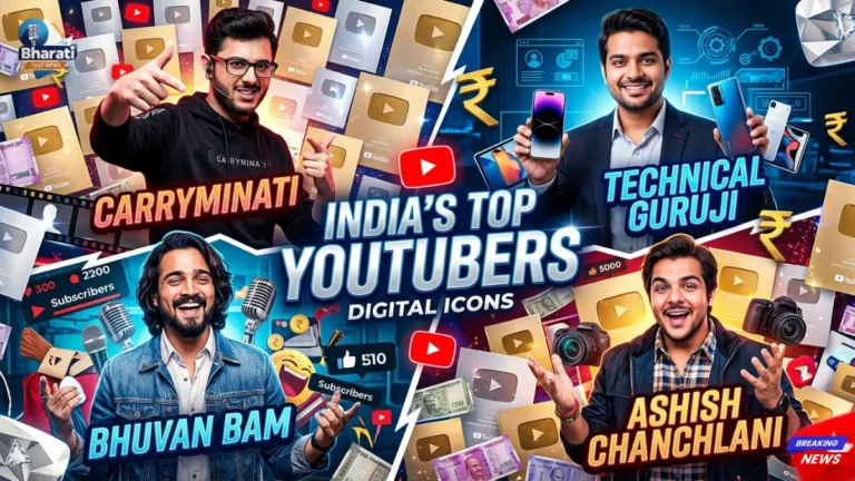 भारत के Top 10 YouTubers की कमाई सुनकर उड़ जाएंगे होश!