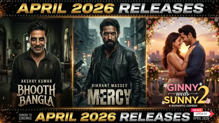 New Movie Alert!अप्रैल 2026 में रिलीज होंगी 6 हिंदी फिल्में, पूरी लिस्ट यहां
