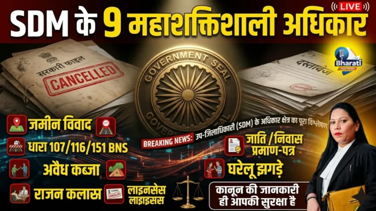 बहुत कम लोग जानते हैं SDM के ये 9 बड़े अधिकार, आपके काम की जरूरी जानकारी