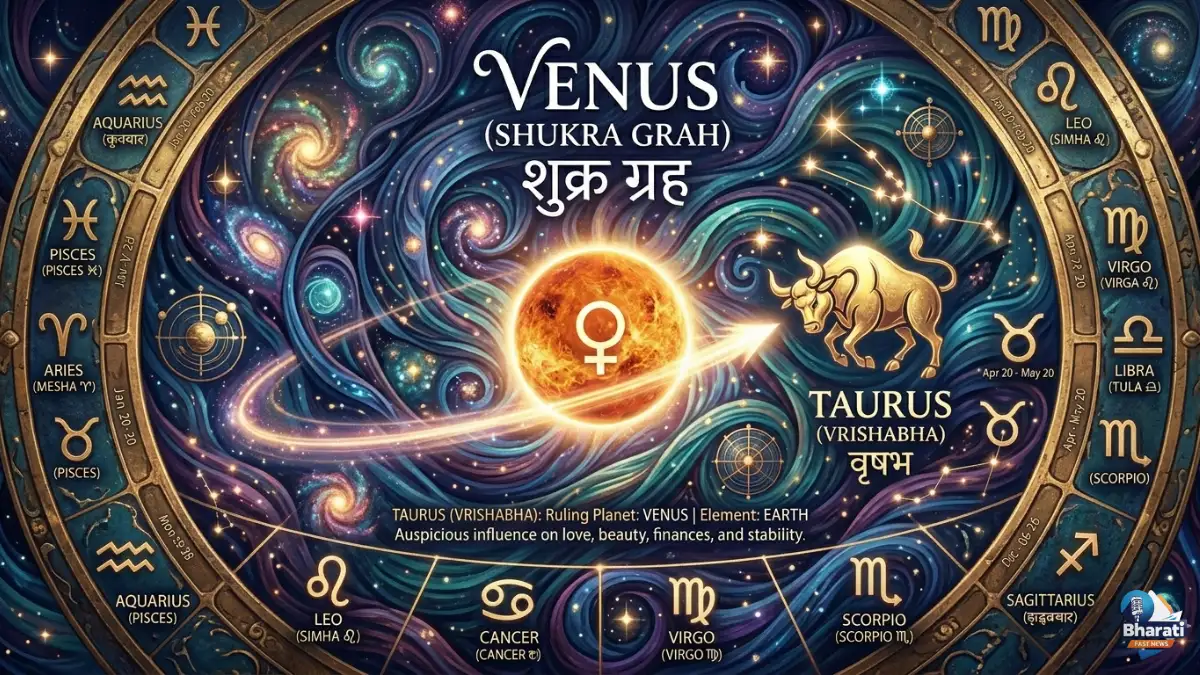 Venus Transit in Taurus 2026 Shukra Gochar Impact Zodiac Signs Bharati Fast News