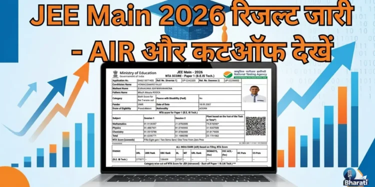 JEE Main 2026 Result OUT