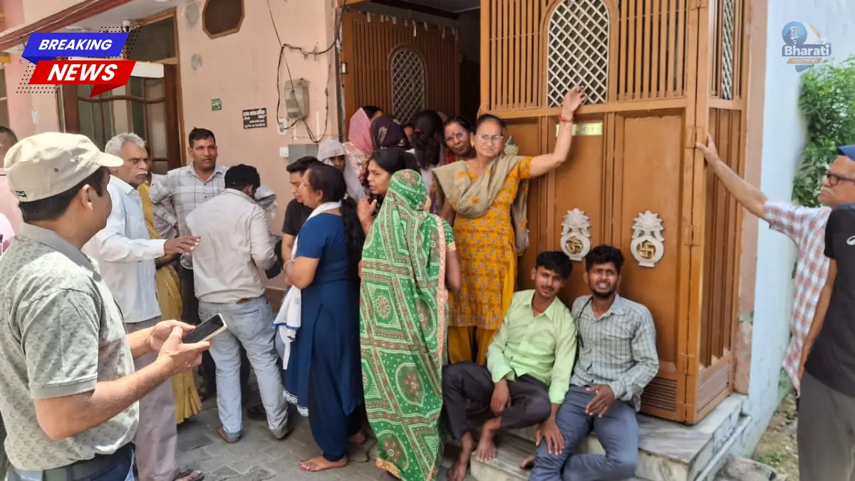 संभल में रिटायर्ड अधिकारी की संदिग्ध मौत