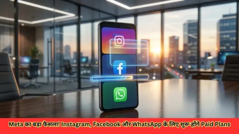 Meta का बड़ा फैसला! Instagram, Facebook और WhatsApp के लिए शुरू होंगे Paid Plans