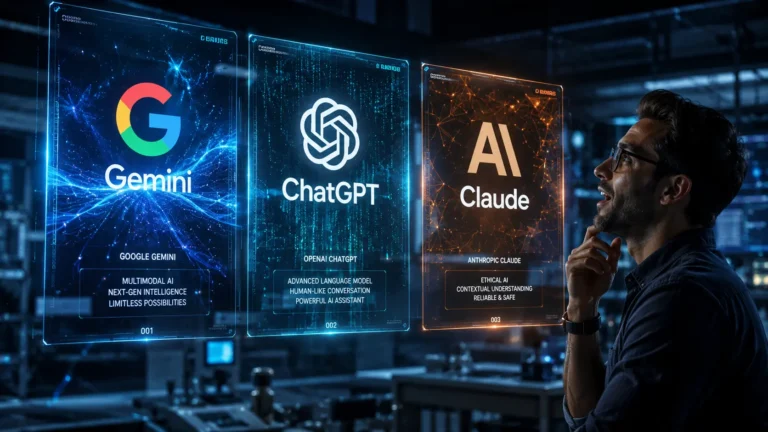 AI की दुनिया में बड़ा बदलाव! Gemini, ChatGPT और Claude AI के नए वर्जन जानिए