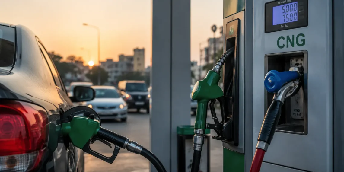 पेट्रोल-डीजल के साथ CNG के दाम में बदलाब