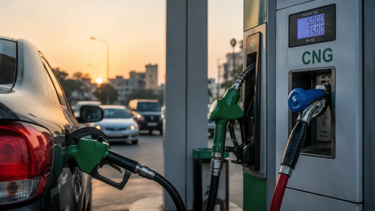 पेट्रोल-डीजल के साथ CNG के दाम में बदलाब