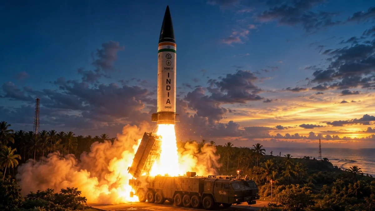 भारत ने किया ICBM मिसाइल टेस्ट