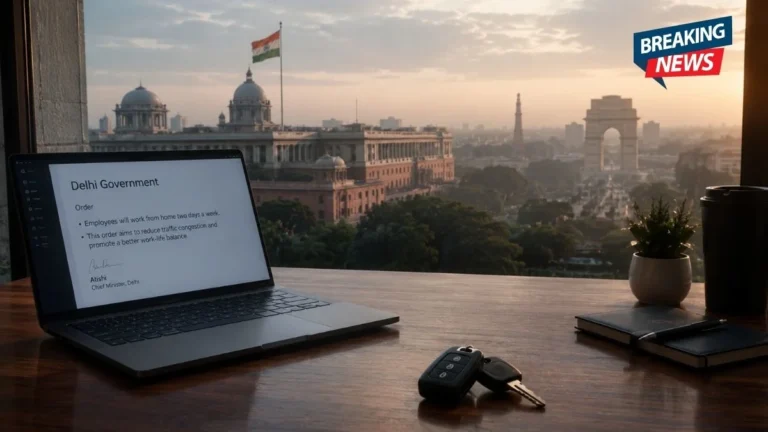 दिल्ली सरकार के बड़े फैसले, हफ्ते में 2 दिन Work From Home, मंत्रियों के विदेश दौरों पर रोक