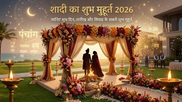 शादी का शुभ मुहूर्त 2026