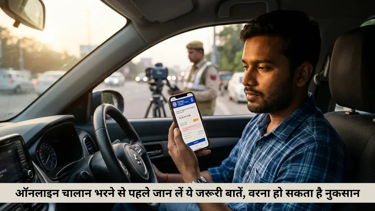 e-Challan भुगतान प्रक्रिया