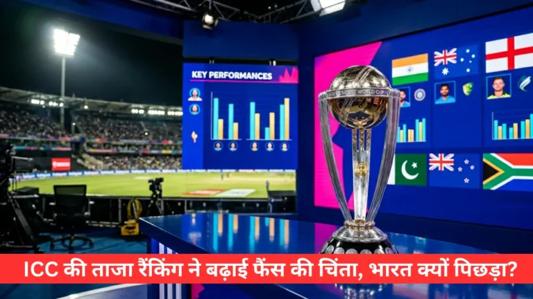 ICC की नई रैंकिंग जारी: भारत क्यों हुआ पीछे? वजह जानकर चौंक जाएंगे आप