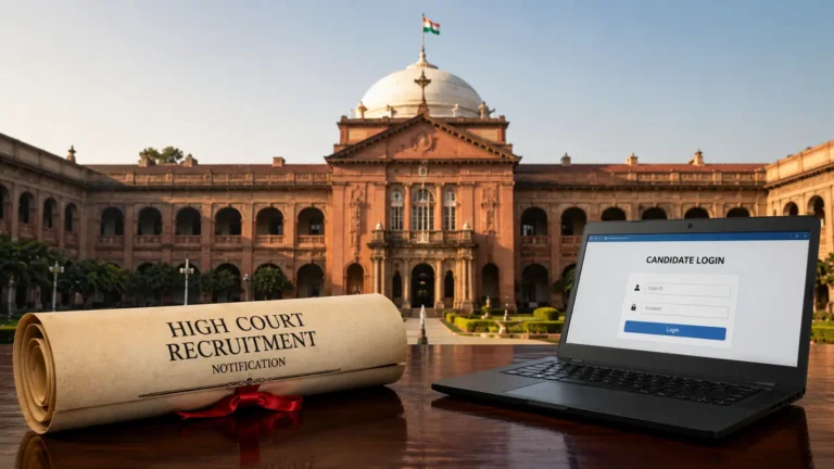 इलाहाबाद हाईकोर्ट में 543 पदों पर निकली भर्ती! ग्रेजुएट उम्मीदवारों के लिए बड़ा मौका