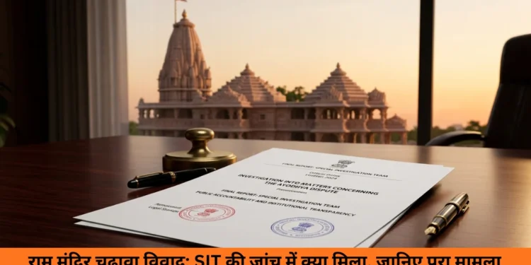 राम मंदिर SIT जांच