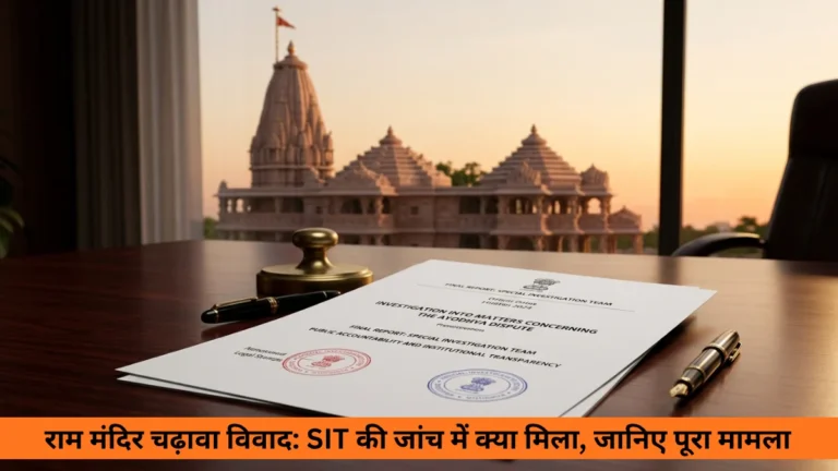अयोध्या राम मंदिर में चोरी के आरोपों की सच्चाई क्या है? SIT रिपोर्ट से जुड़े बड़े खुलासे