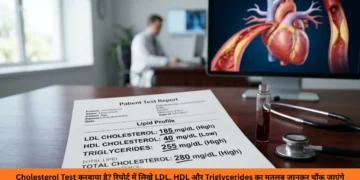 कोलेस्ट्रॉल टेस्ट रिपोर्ट