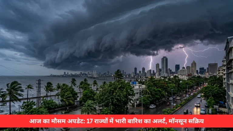 मॉनसून हुआ सक्रिय, कई राज्यों में भारी बारिश और तेज हवाओं की संभावना