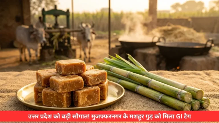 UP के गुड़ की बढ़ी शान! मुजफ्फरनगर के मशहूर गुड़ को मिला GI टैग, बढ़ेंगी मांग और कमाई