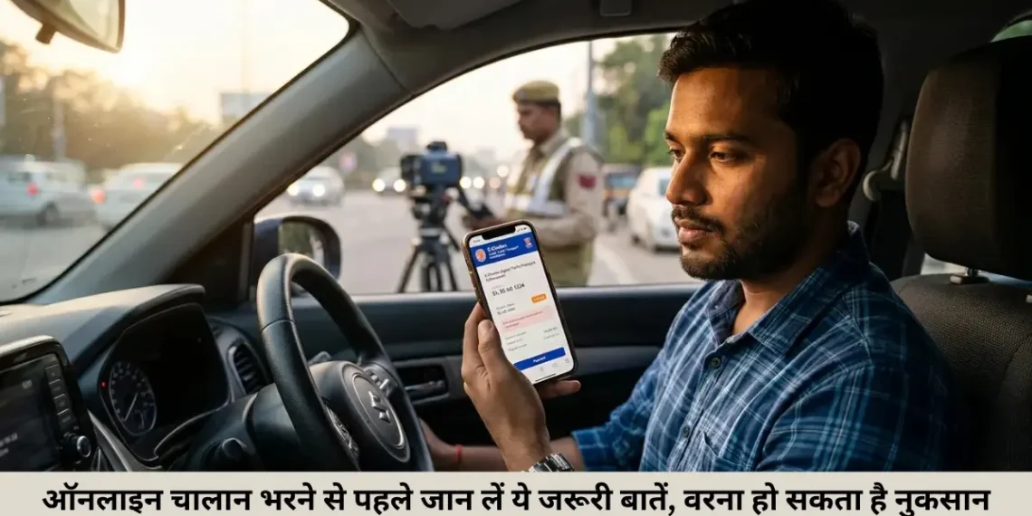 e-Challan भुगतान प्रक्रिया