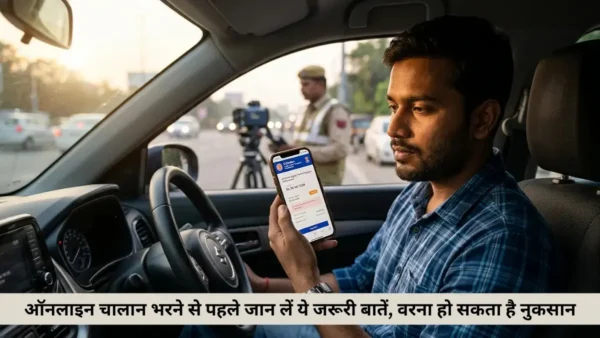 e-Challan भुगतान प्रक्रिया