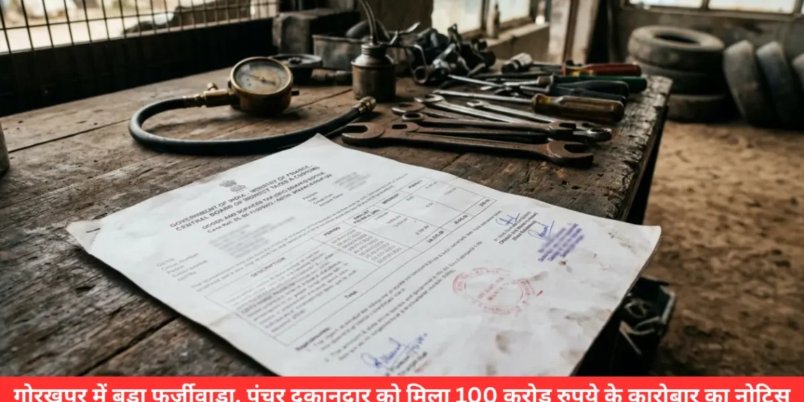 फर्जी कंपनी के नाम पर GST नोटिस