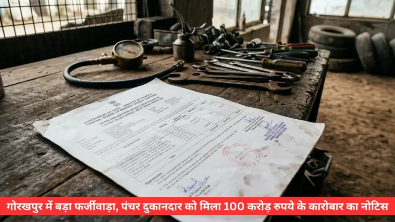 पंचर बनाने वाले को मिला 100 करोड़ का नोटिस, जांच में खुला ऐसा राज कि अफसर भी रह गए हैरान