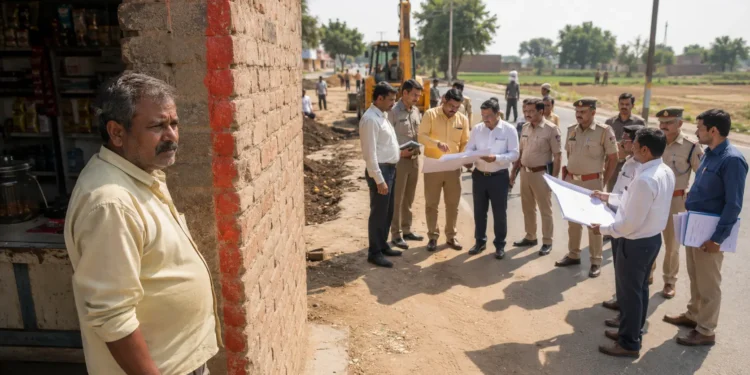 गंगा एक्सप्रेसवे फोरलेन सड़क