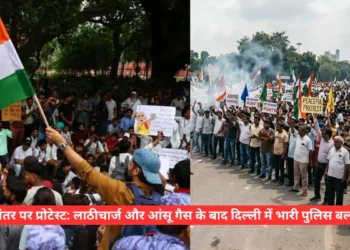जंतर मंतर पर प्रोटेस्ट