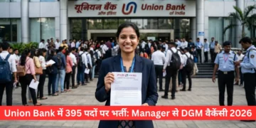 Union Bank में 395 पदों पर भर्ती