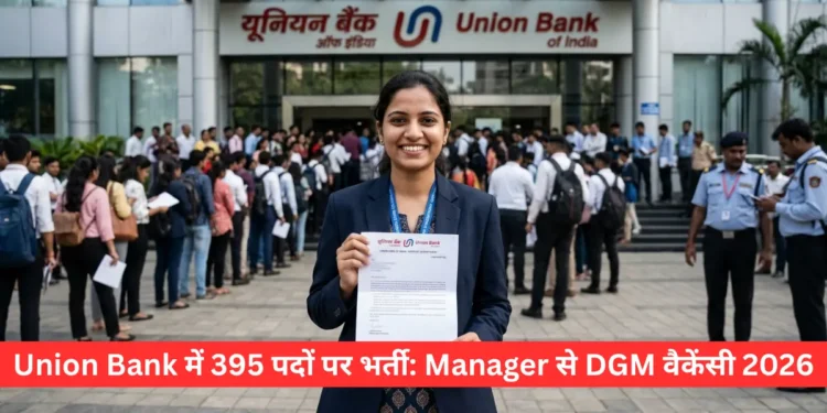 Union Bank में 395 पदों पर भर्ती