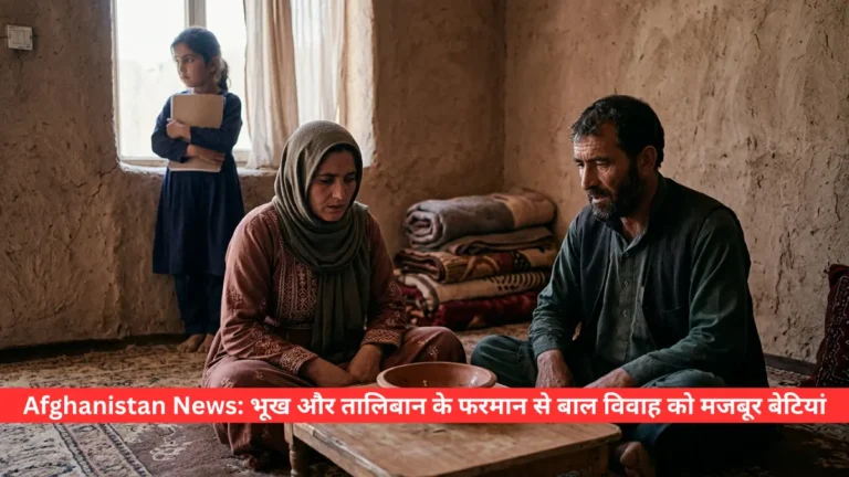 Afghanistan News: भूख ने छीना बचपन, नाबालिग बेटियों की शादी को मजबूर परिवार; तालिबान के नए फरमान पर सवाल