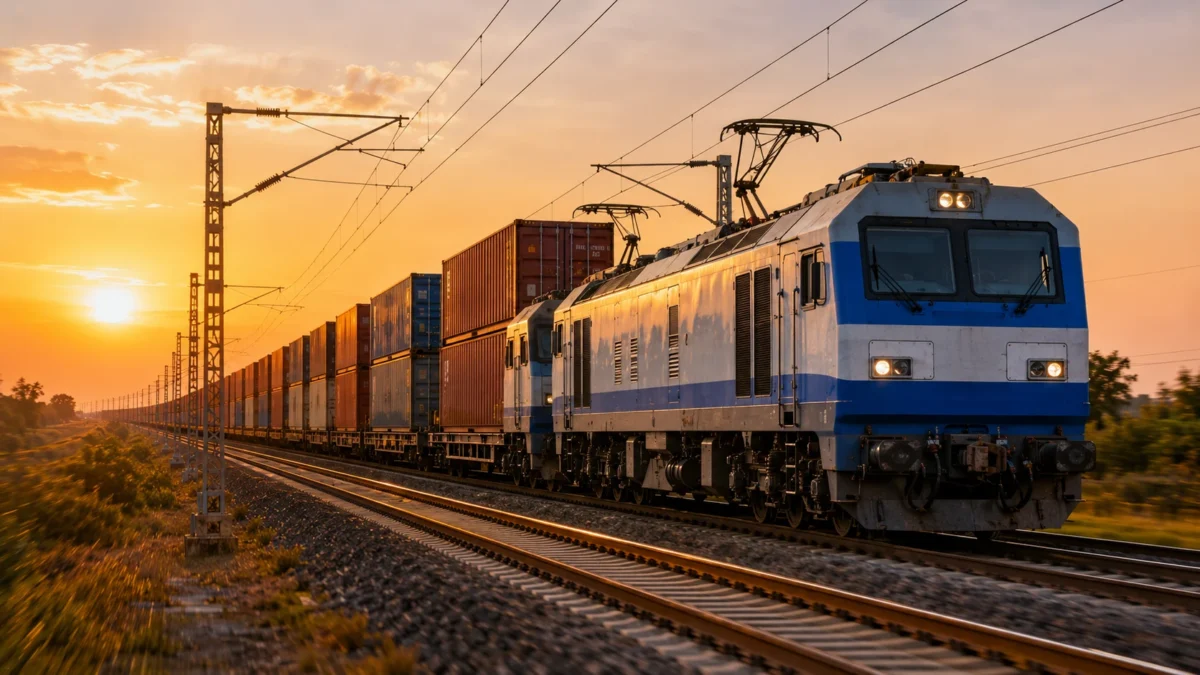 Indian Railways Double Stack Train