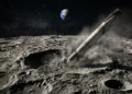 SpaceX Rocket Moon Crash