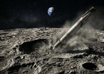 SpaceX Rocket Moon Crash